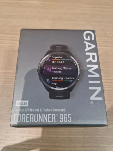 Relógio Garmin Forerunner 965 Preto 47mm