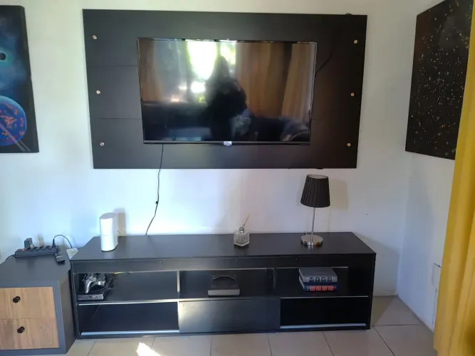 Rack com painel 