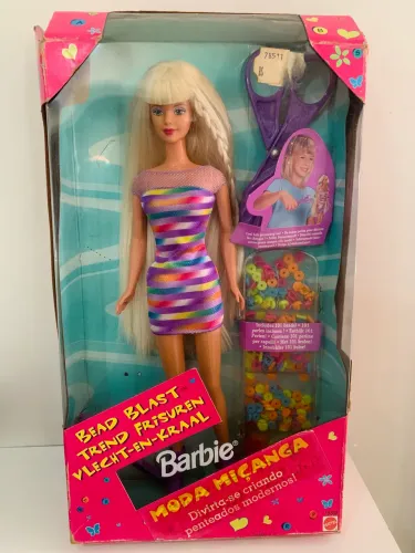 Boneca Barbie Bead Blast 1997 Mattel