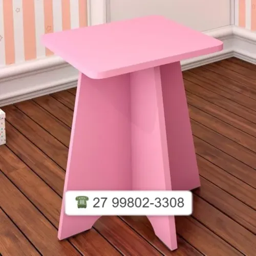 -BANQUETA TWISTER - QUARTZO ROSA