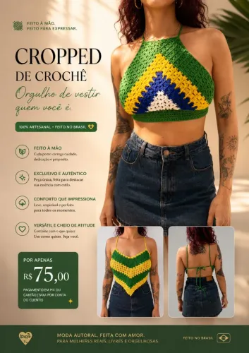 CROOP DE CROCHÊ 