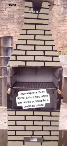 Churrasqueira pré-moldada