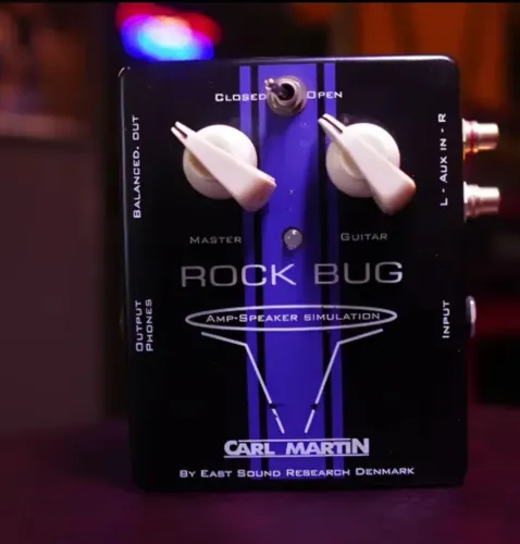 Pedal Pre amp rock bug carl martin 