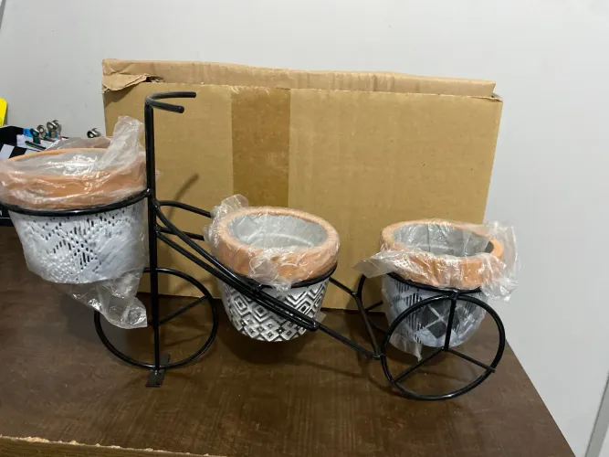 Bicicleta decorativa, para plantas