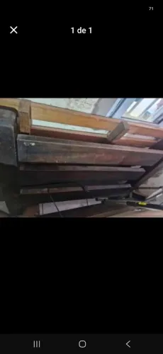 Cama solteiro madeira maciça