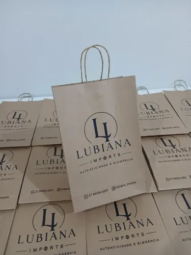 Bolsa de Papel Kraft Personalizada - SUA MARCA EM CADA DETALHE!