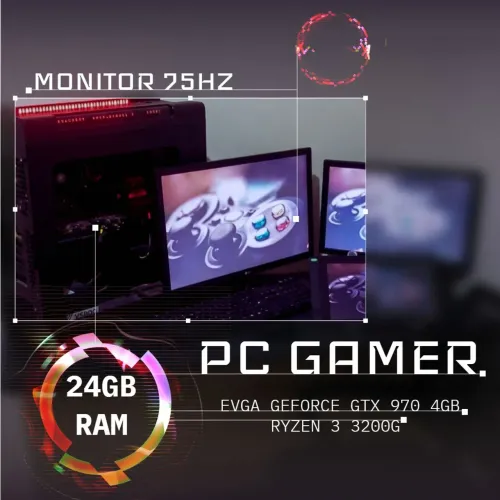 PC GAMER - 24GB RAM - EVGA GEFORCE GTX 970 4GB