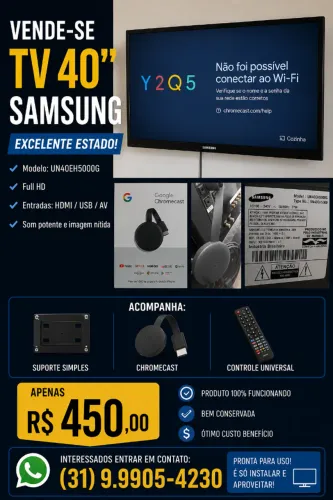 Televisão 40"