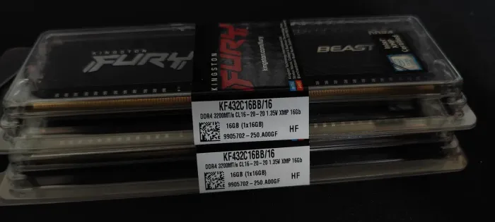Memória ram 32gb ddr4 2x16gb 