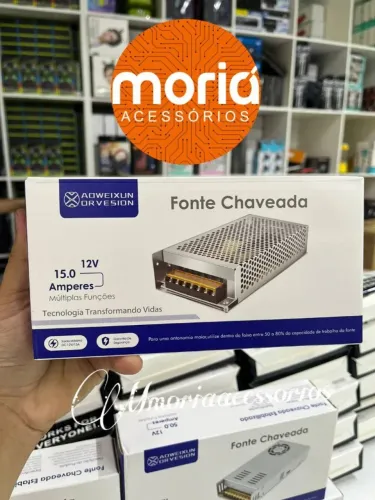 Fonte Chaveada 15A 12v