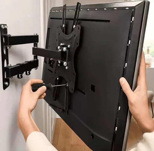 Suporte Articulado Universal de Parede para TVs 16-55 polegadas,Movimento completo