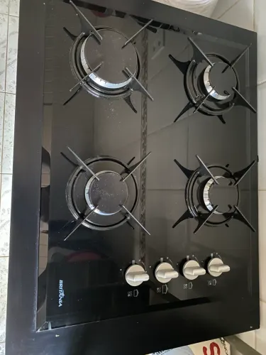 Fogão cooktop com armário pouco usado