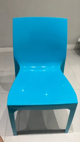Cadeira Tramontina Alice Polida em Polipropileno Azul