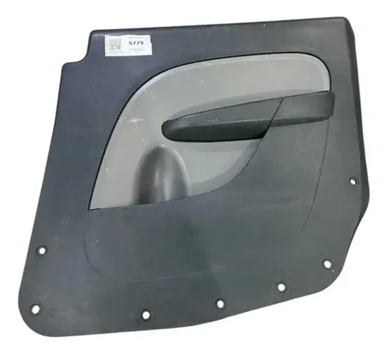 Forro Porta Lateral Direita Doblo 2002 A 2018 Preto/cinza