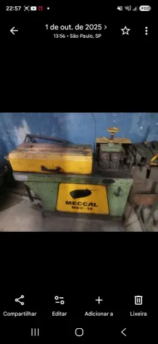 Maquina endireitadeira