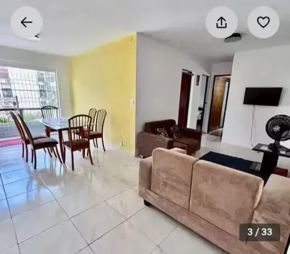 Alugo Apto mobiliado no Barranar II 1°andar nascente, com 3 quart
