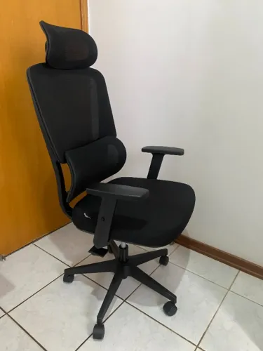 Cadeira ergonômica Dr. Office Work Pro Mesh Reclinável