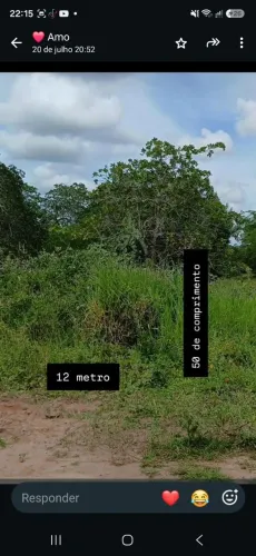 Vendo 2 lotes em pureza 8 minutos do olheiro para mais informações zap * 
