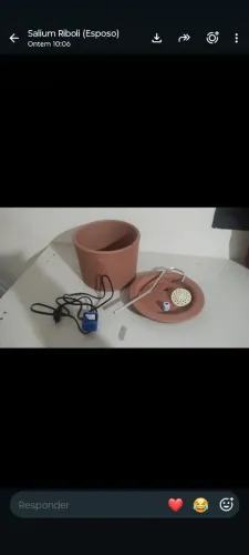 Bebedouro para gatos em cerâmica