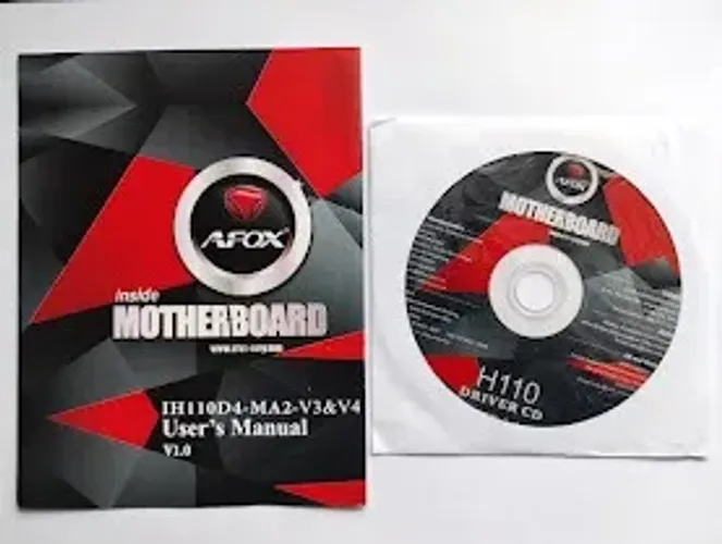 Manual e Cd Placa Mãe Afox H110