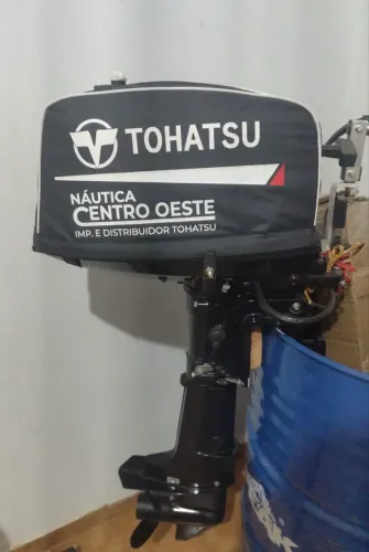 Motor Tohatsu 5hp usado somente uma vez