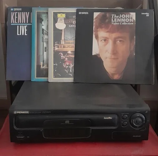 Video laser Pioneer e 4 videos vinil
