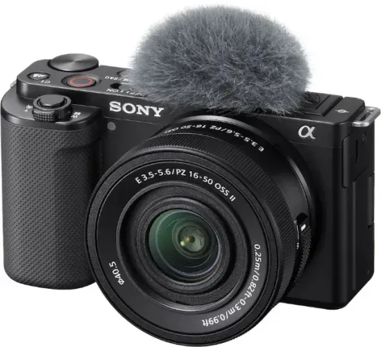 Sony ZV-E10 + Lente 16-50mm  + Vlogger Kit (Grip/Tripé Bluetooth) 