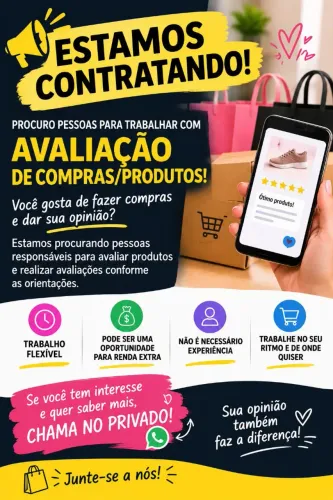 Avaliar e ganhar comissão