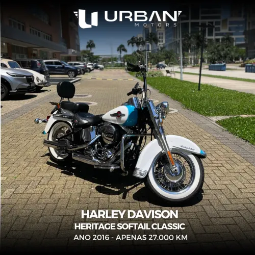 Harley-Davidson Heritage Softail Classic Flstc 2016 - Baixo km - Impecável