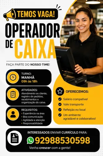 Operadora de caixa