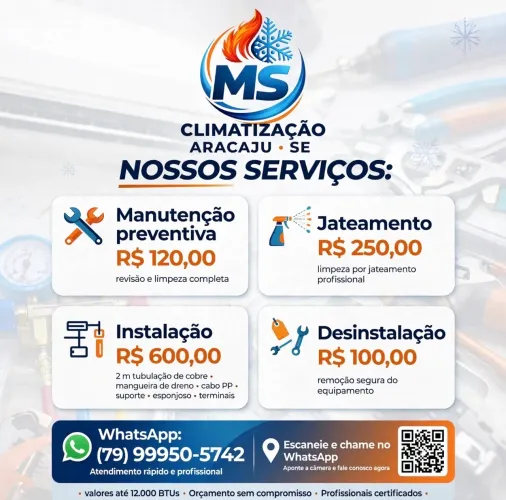 Serviços em Ar-condicionado