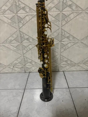 Sax Reto(soprano) Hoyden sib onix chaves douradas