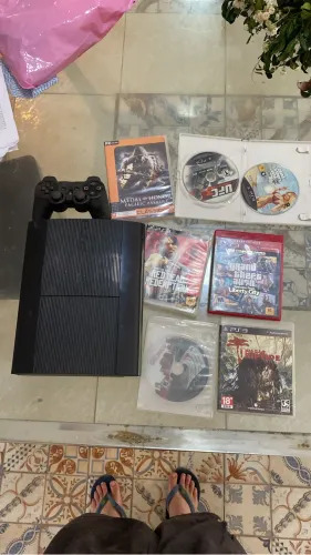 Ps3 super slim + 7 jogos