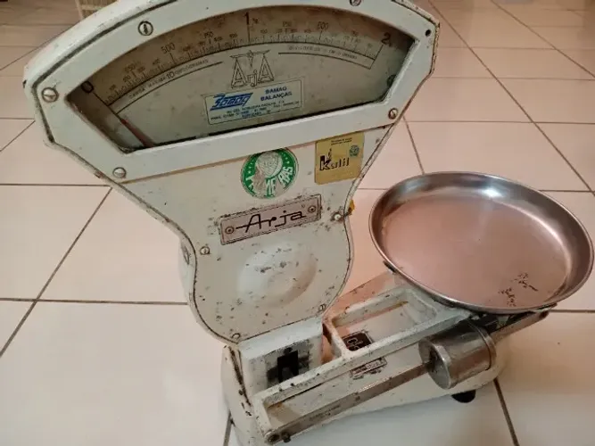 Balança Arja para 10 Kg antiga funcionando perfeitamente