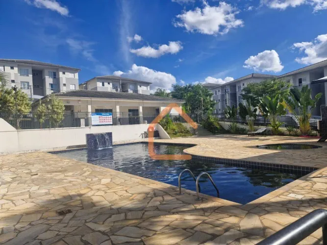 Apartamento com 2 dormitórios para alugar, 50 m² por R$ 1.100,00/mês - Cidade Jardim - Pou