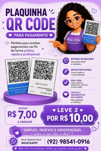 Placa QR Code