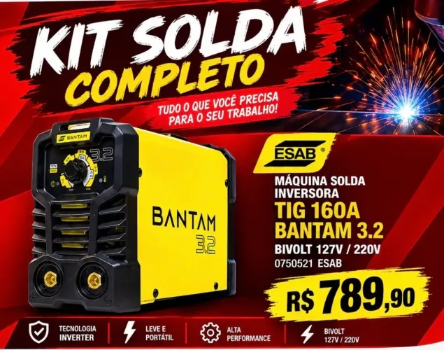 Máquina de solda inversora