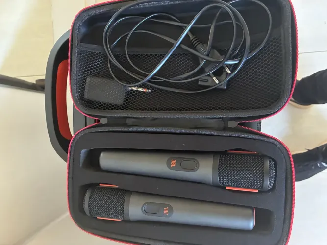 JBL PartyBox 320 + Kit Microfones JBL sem fio