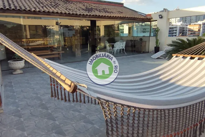 Cobertura de luxo à venda na Freguesia (Jacarepaguá), Rio de Janeiro-RJ: 3 quartos, 1 suít