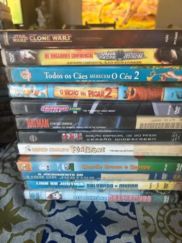 Dvds desenho, infantil, diversos, preço unitário