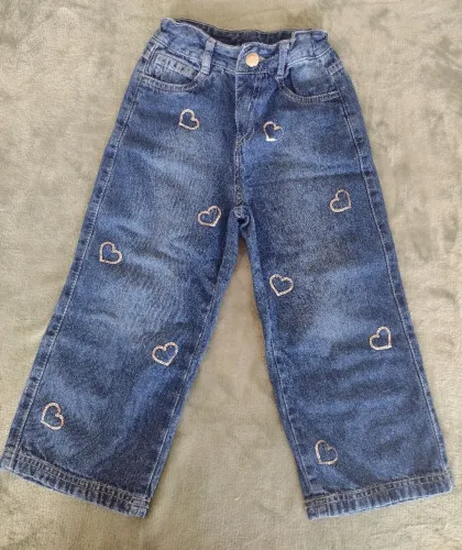 Calça jeans infantil menina Parizi