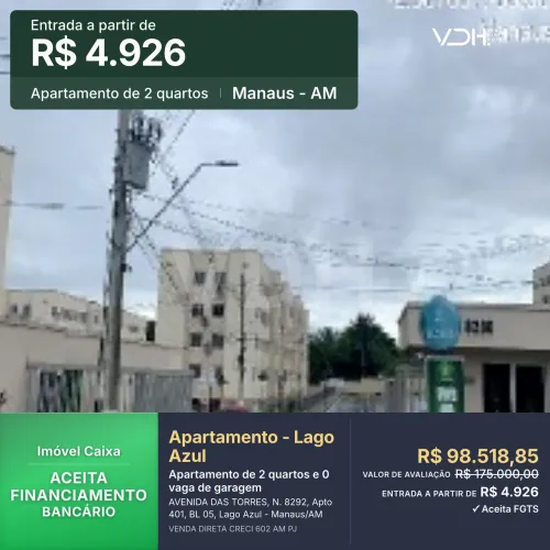 Apartamento 2 quartos - Lago Azul
