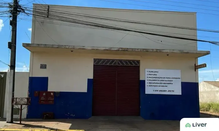 Galpão de 383m² Para Locação em Santo Agostinho, Rio Verde/go.