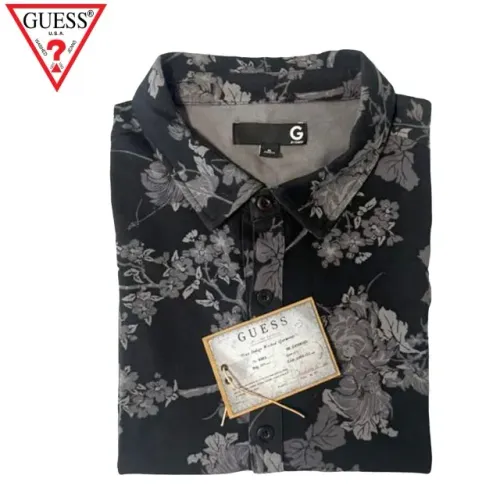 guess - camisa importada algodão premium estampa floral