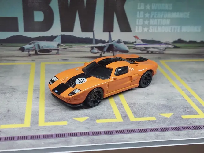 Matchbox Ford GT40 (laranja) 1/64