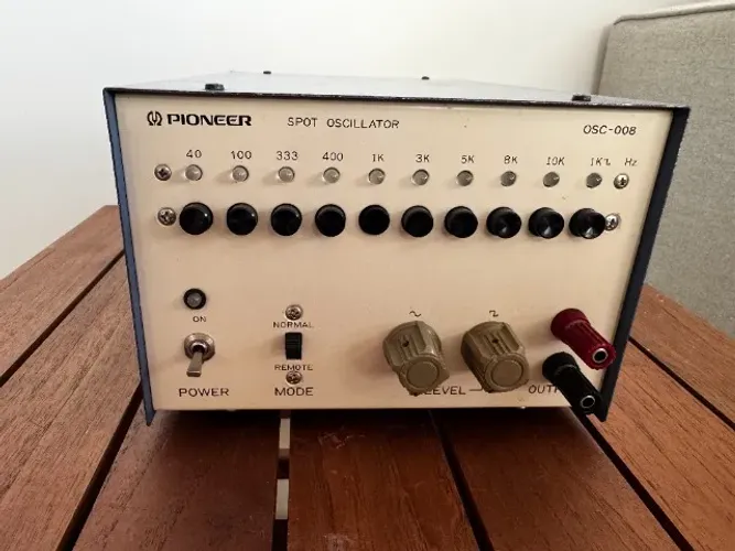 Pioneer OSC-008 Spot Oscillator - Gerador de Sinal de Áudio (Raridade)