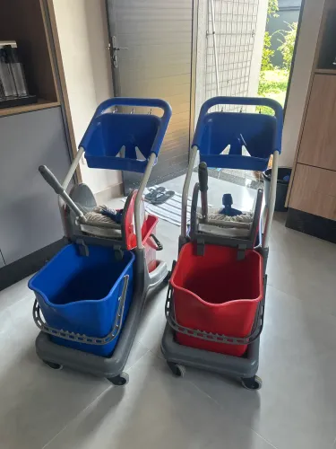 2 Unidades ! Conjunto Doblô de limpeza 50L - Bralimpia