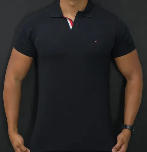 Camisa Polo TH USA . Faixa gola italiana