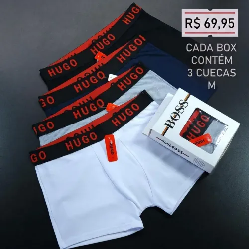 3 cuecas Hugo boss Premium