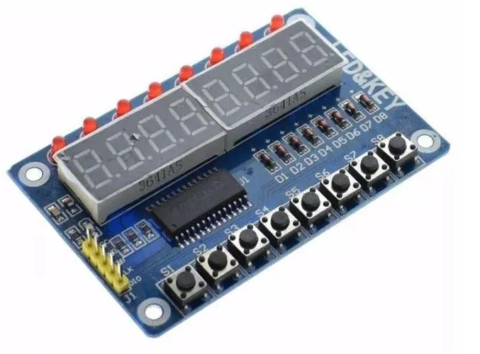 COD-AM57 Display Digital Led 8 Bits Vermelho Arduino Robotica Automação